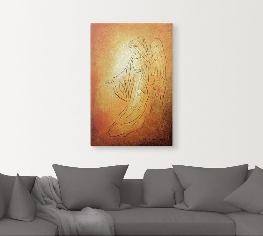 Artland Artprint Engel van de genezing engelkunst als artprint van aluminium artprint voor buiten artprint op linnen poster muursticker - Foto 5