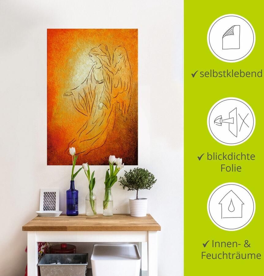 Artland Artprint Engel van de genezing engelkunst als artprint van aluminium artprint voor buiten artprint op linnen poster muursticker - Foto 4