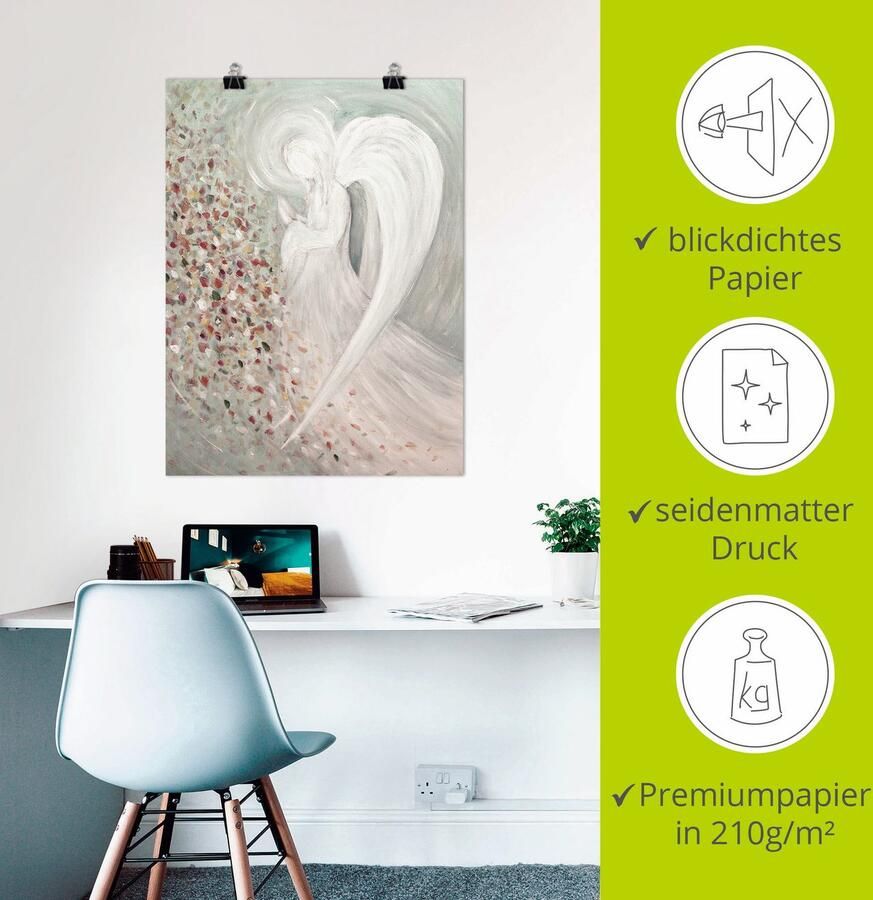 Artland Artprint Engelbeeld I als artprint op linnen poster muursticker in verschillende maten - Foto 3