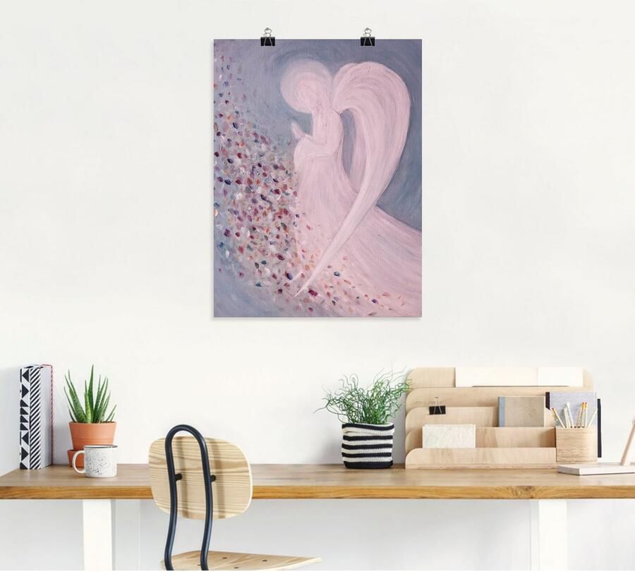 Artland Artprint Engelbeeld III als artprint op linnen poster muursticker in verschillende maten - Foto 5