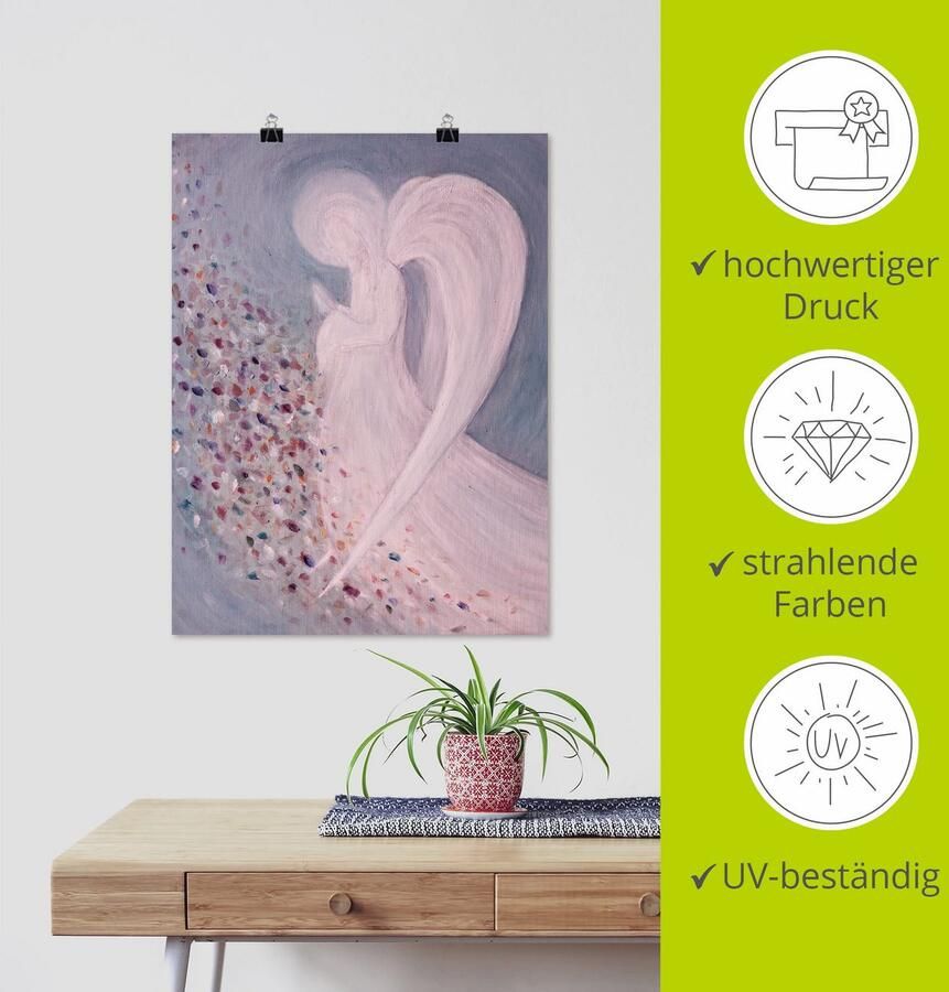 Artland Artprint Engelbeeld III als artprint op linnen poster muursticker in verschillende maten - Foto 4
