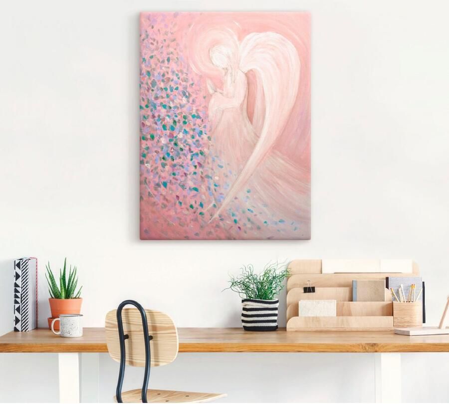 Artland Artprint Engelbeeld pastel als artprint van aluminium artprint voor buiten artprint op linnen poster muursticker - Foto 4