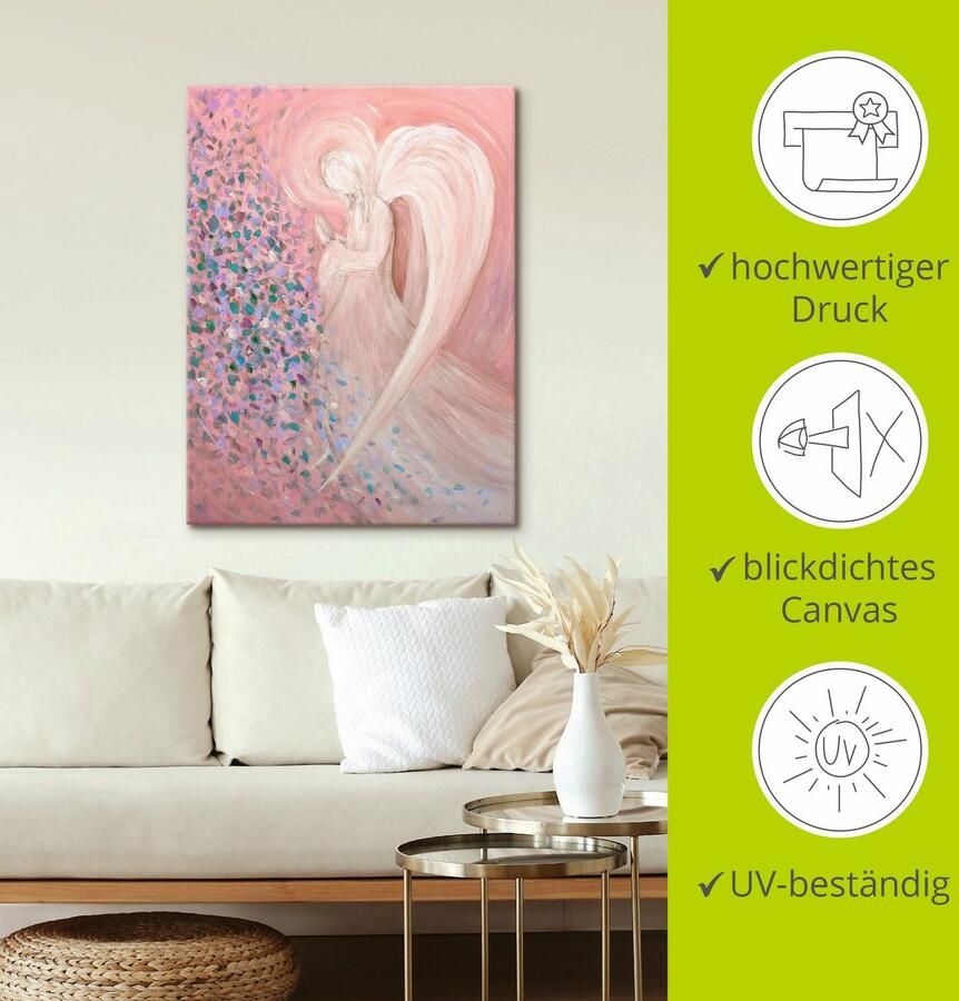 Artland Artprint Engelbeeld pastel als artprint van aluminium artprint voor buiten artprint op linnen poster muursticker - Foto 3