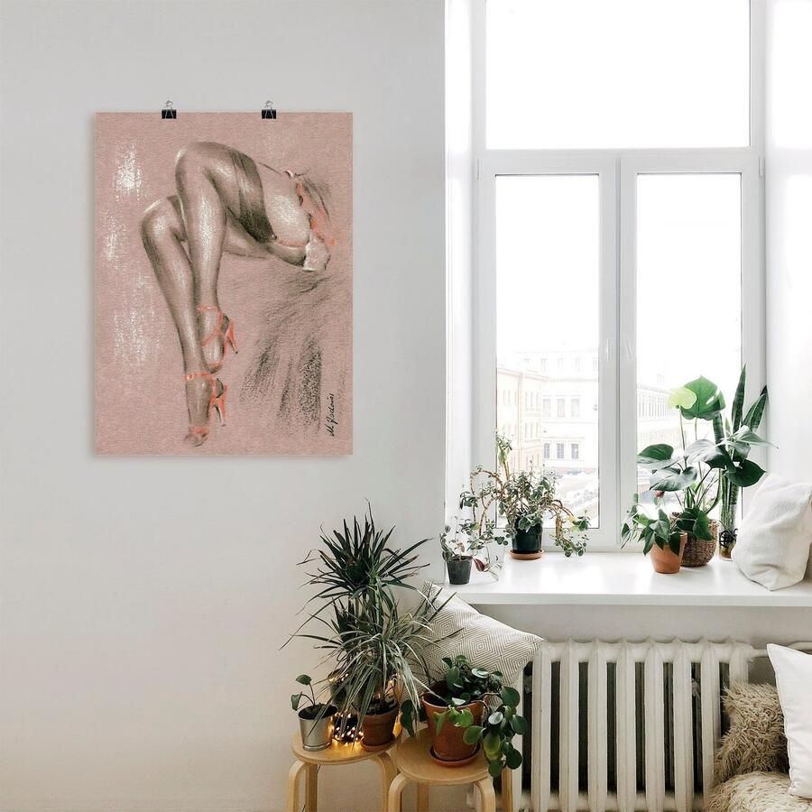 Artland Artprint Erotisch in highheels als artprint op linnen poster in verschillende formaten maten - Foto 2