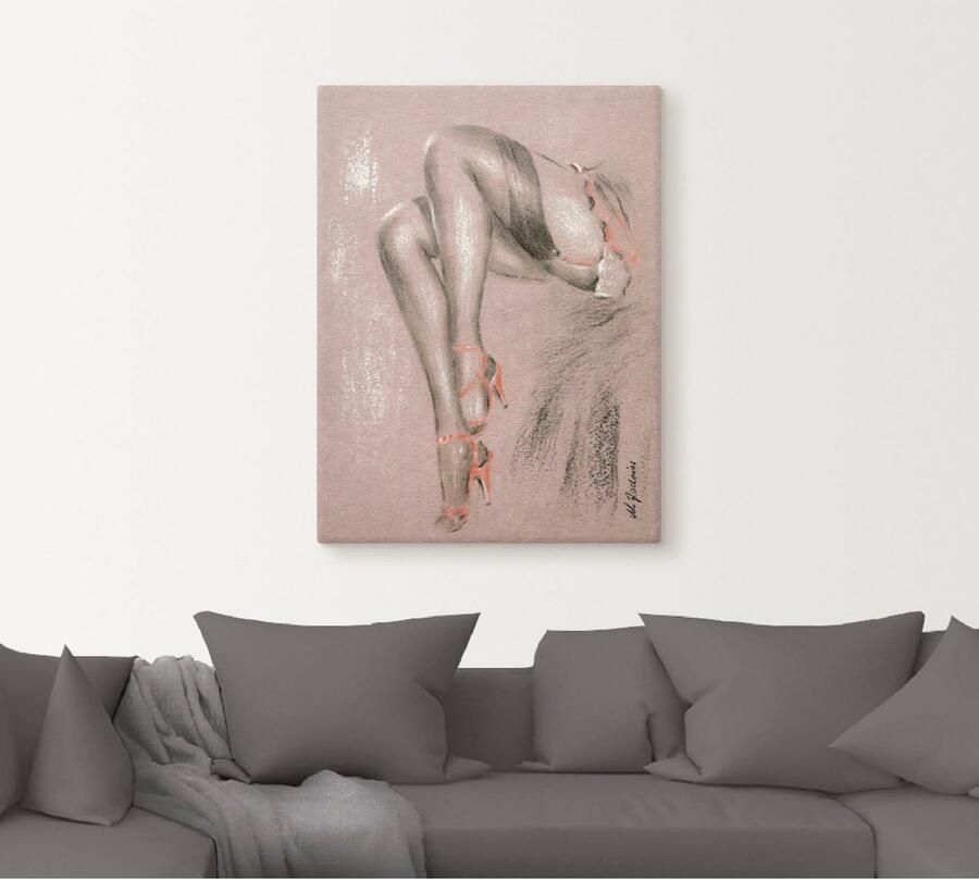 Artland Artprint Erotisch in highheels als artprint op linnen poster in verschillende formaten maten - Foto 4