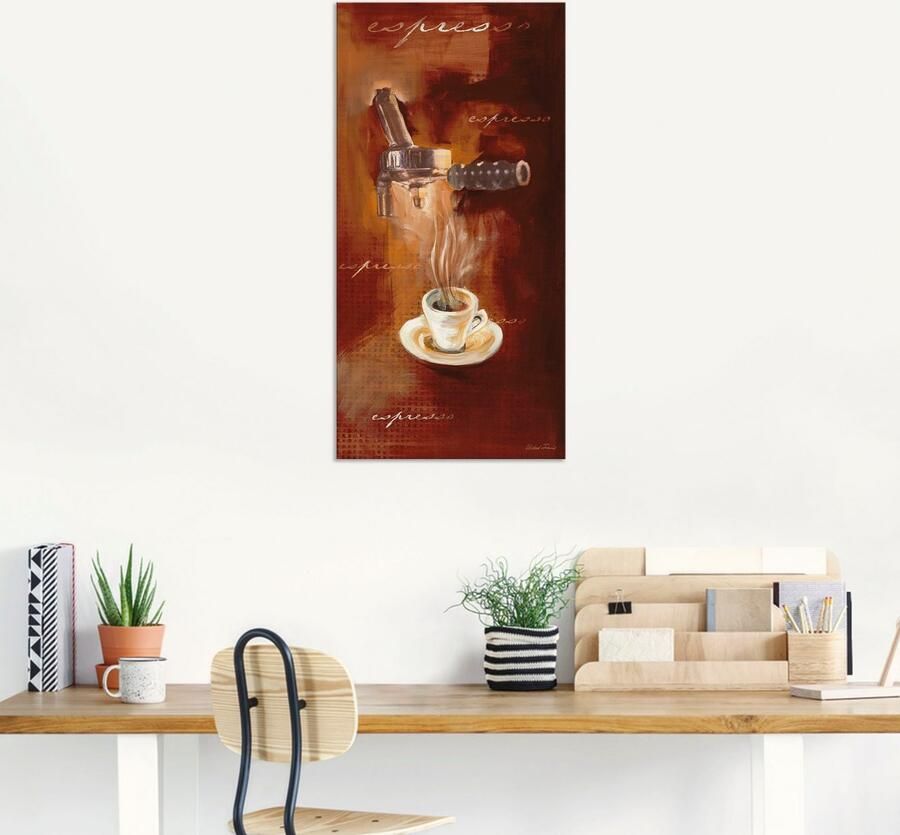 Artland Artprint Espresso I als artprint van aluminium artprint voor buiten artprint op linnen poster muursticker - Foto 5