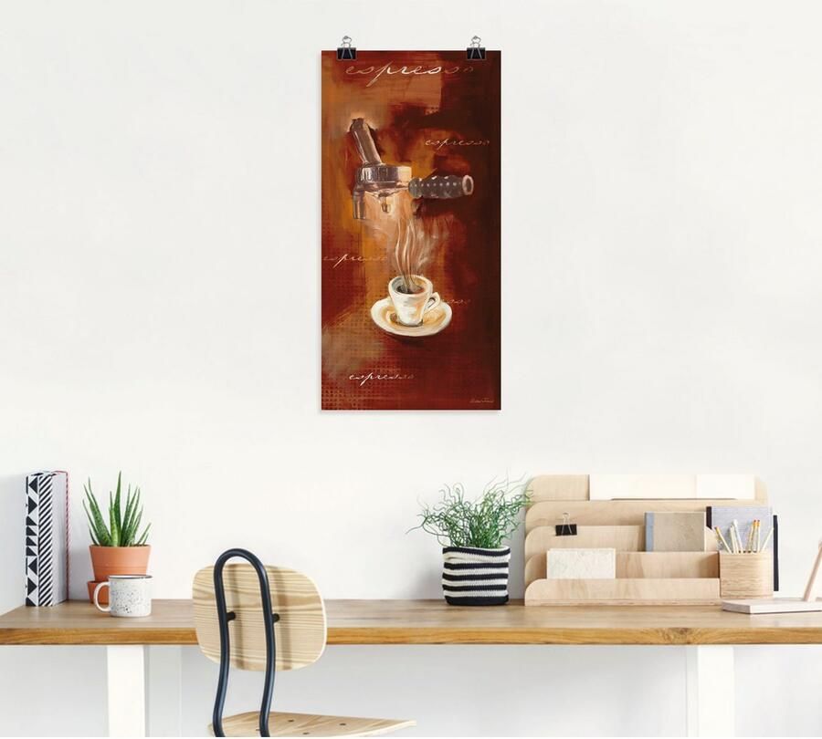 Artland Artprint Espresso I als artprint van aluminium artprint voor buiten artprint op linnen poster muursticker - Foto 7