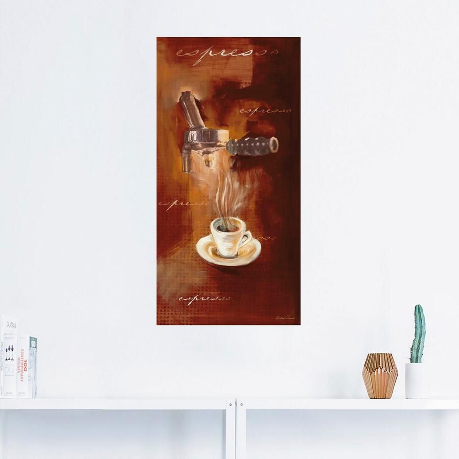 Artland Artprint Espresso I als artprint van aluminium artprint voor buiten artprint op linnen poster muursticker - Foto 3