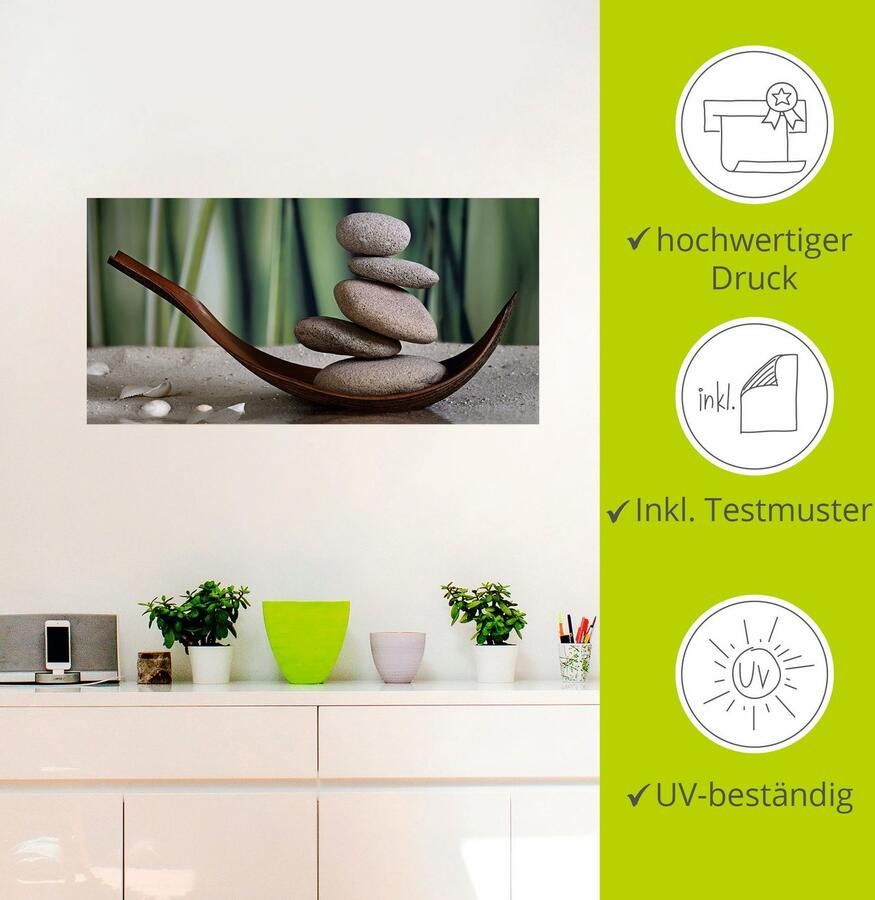 Artland Artprint Evenwicht als artprint op linnen poster muursticker in verschillende maten - Foto 3