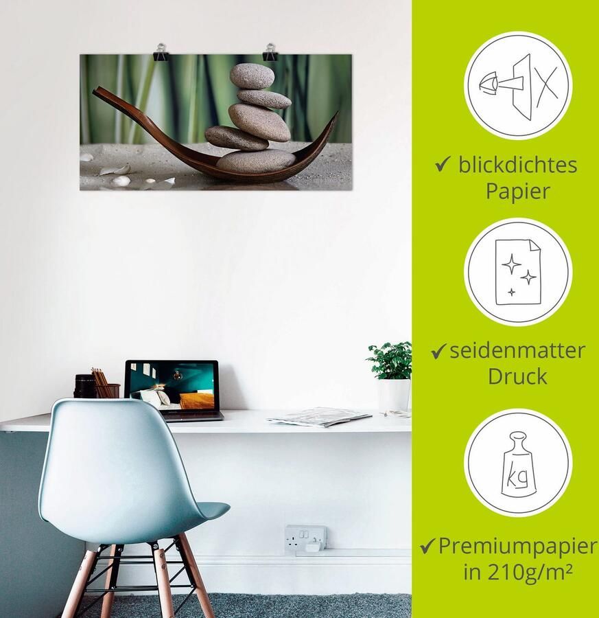 Artland Artprint Evenwicht als artprint op linnen poster muursticker in verschillende maten - Foto 2