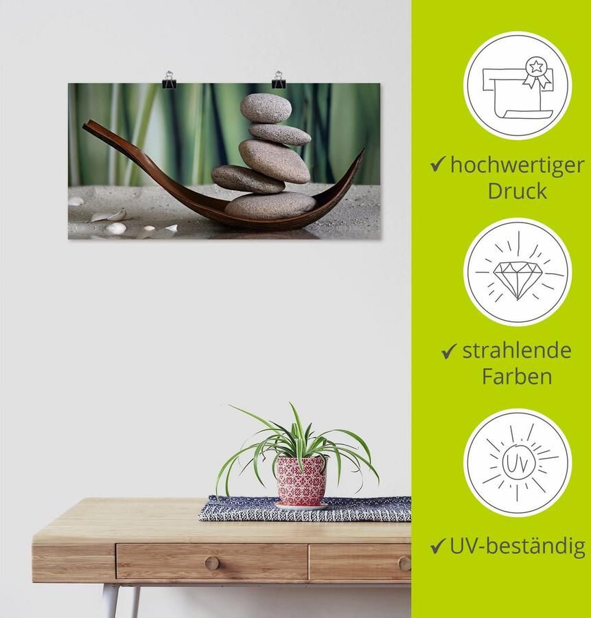 Artland Artprint Evenwicht als artprint op linnen poster muursticker in verschillende maten - Foto 3