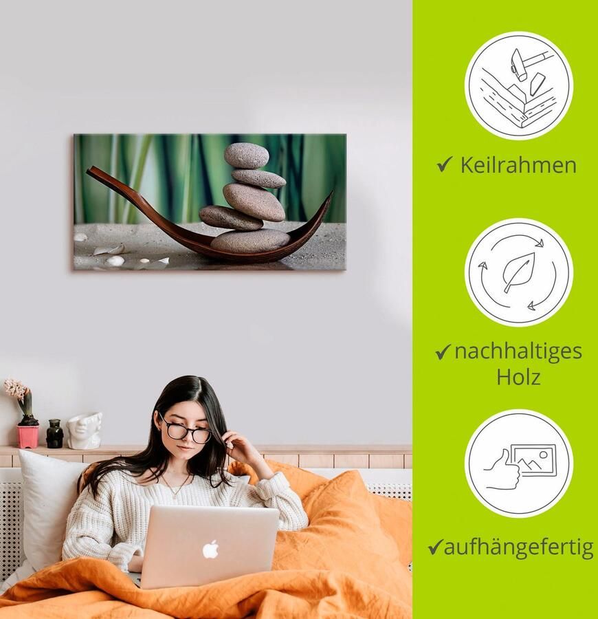 Artland Artprint Evenwicht als artprint op linnen poster muursticker in verschillende maten - Foto 2