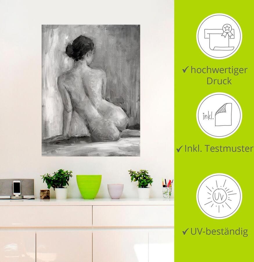 Artland Artprint Figuur in zwart & wit I als artprint van aluminium artprint voor buiten artprint op linnen poster muursticker - Foto 2