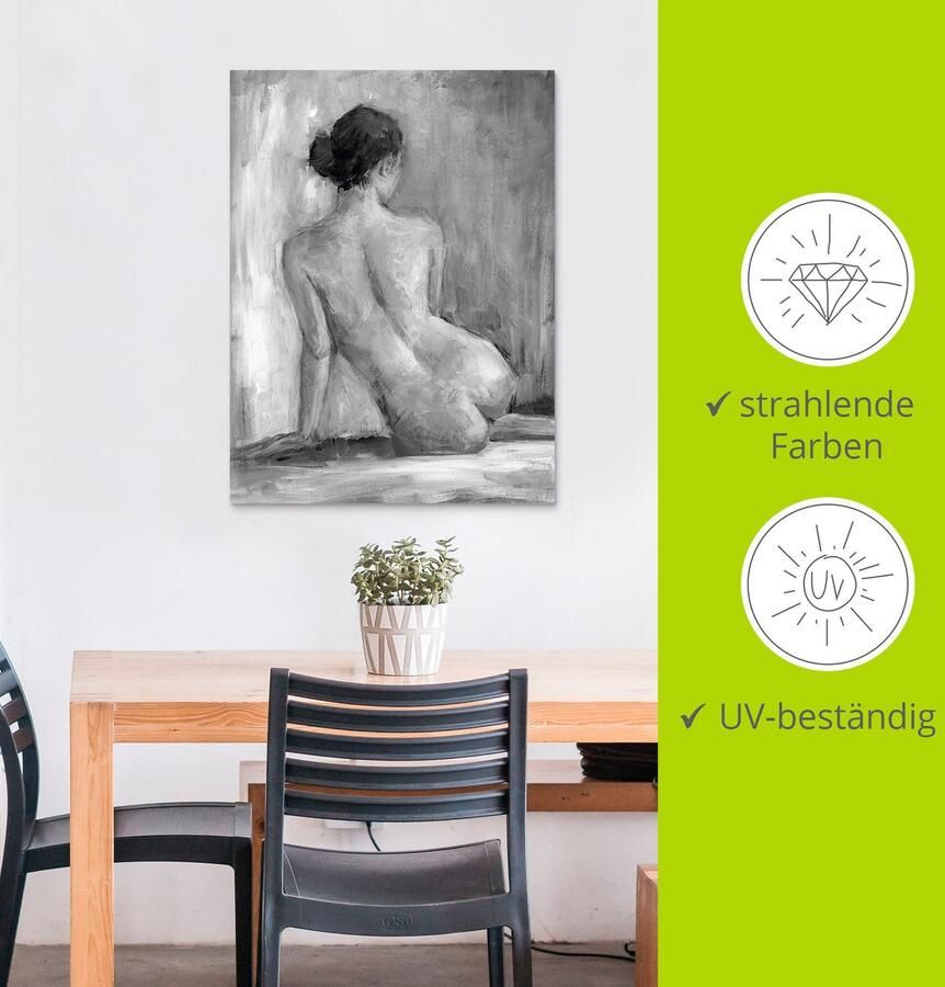 Artland Artprint Figuur in zwart & wit I als artprint van aluminium artprint voor buiten artprint op linnen poster muursticker - Foto 2