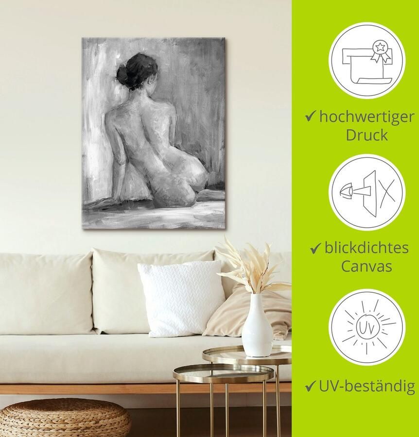 Artland Artprint Figuur in zwart & wit I als artprint van aluminium artprint voor buiten artprint op linnen poster muursticker - Foto 2