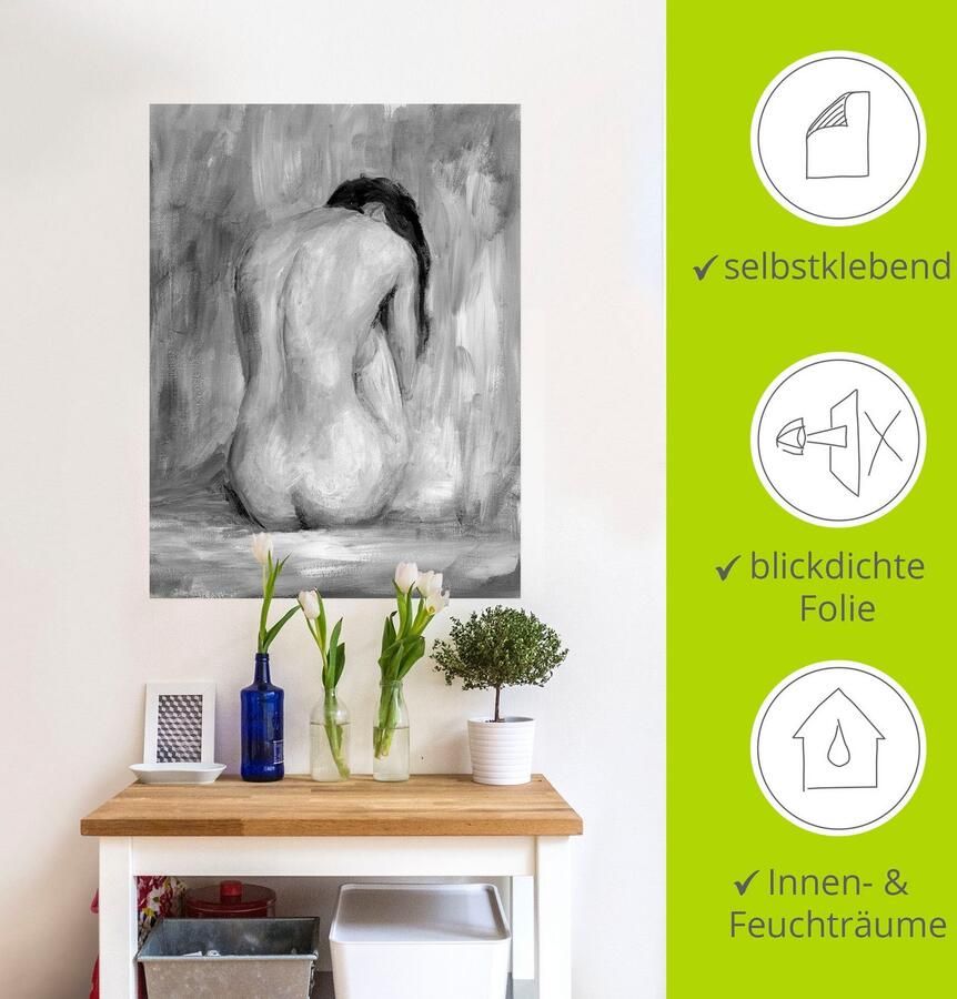 Artland Artprint Figuur in zwart & wit II als artprint van aluminium artprint voor buiten artprint op linnen poster muursticker - Foto 3