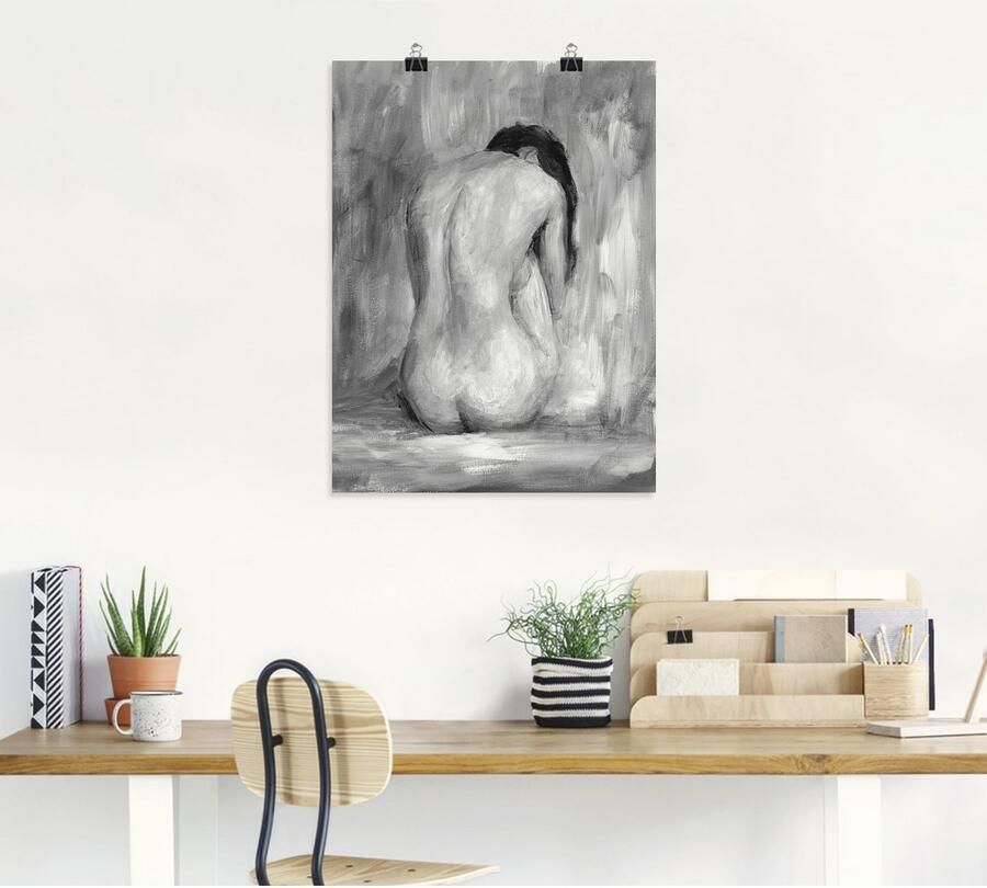 Artland Artprint Figuur in zwart & wit II als artprint van aluminium artprint voor buiten artprint op linnen poster muursticker - Foto 4