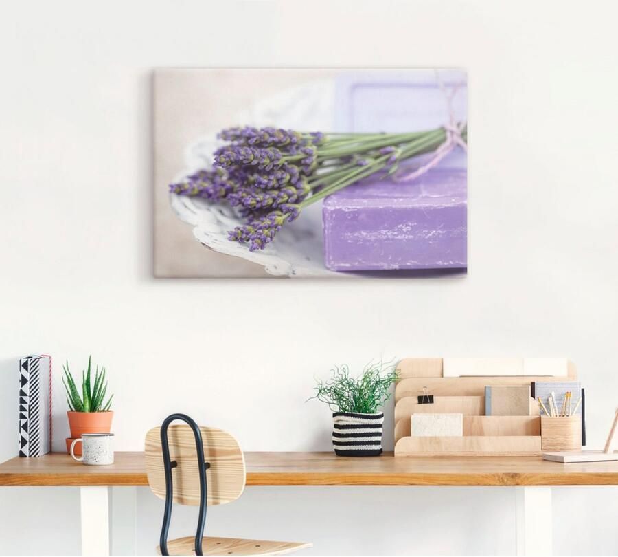 Artland Artprint Frans stilleven met lavendel als artprint van aluminium artprint voor buiten artprint op linnen poster in verschillende maten. maten - Foto 3