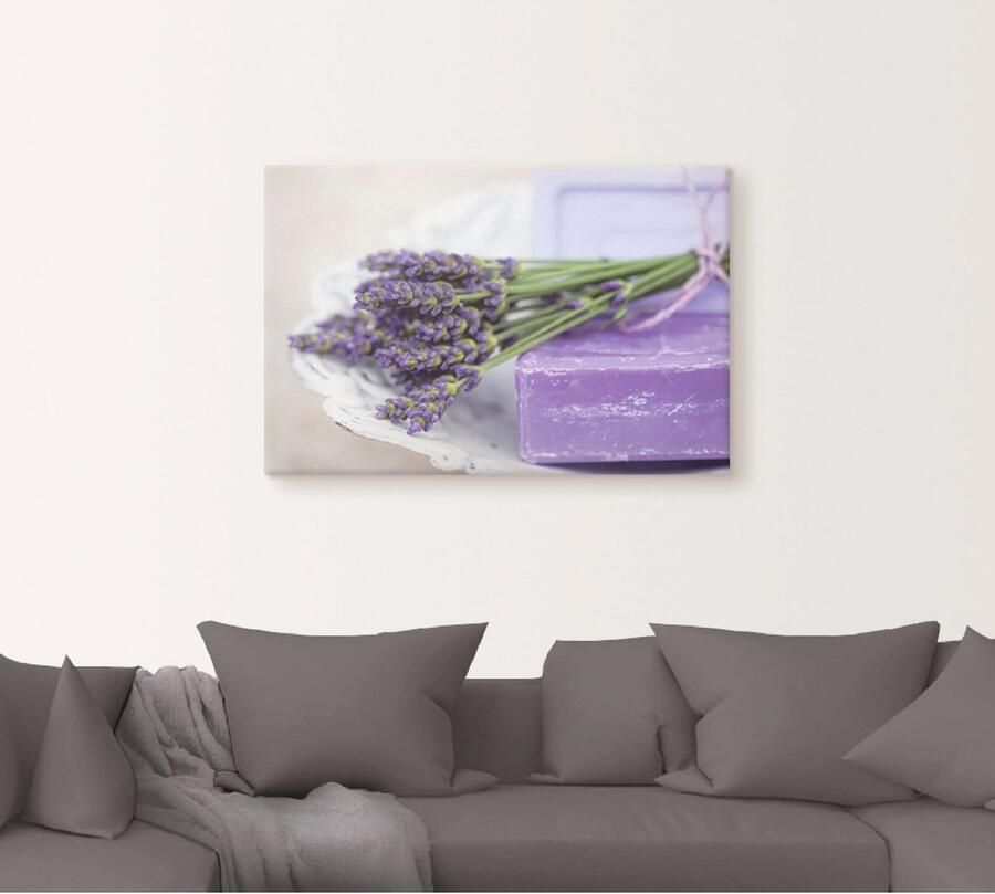 Artland Artprint Frans stilleven met lavendel als artprint van aluminium artprint voor buiten artprint op linnen poster in verschillende maten. maten - Foto 4