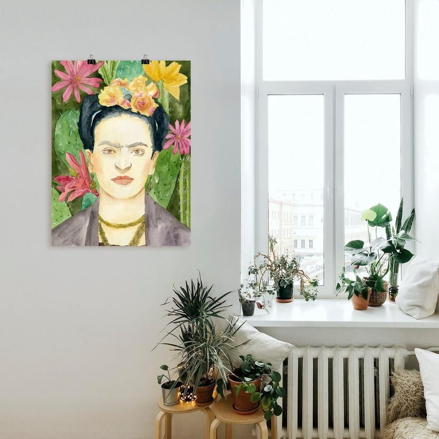 Artland Artprint Frida Kahlo I als artprint op linnen poster in verschillende formaten maten - Foto 2