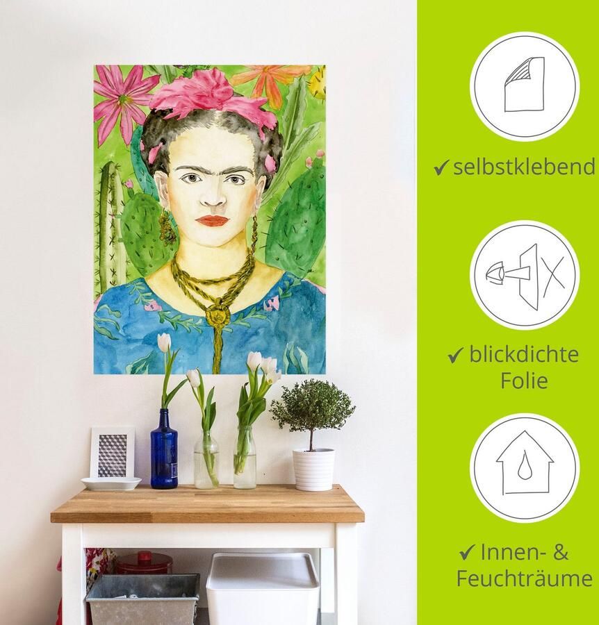 Artland Artprint Frida Kahlo II als artprint van aluminium artprint voor buiten artprint op linnen poster muursticker - Foto 4