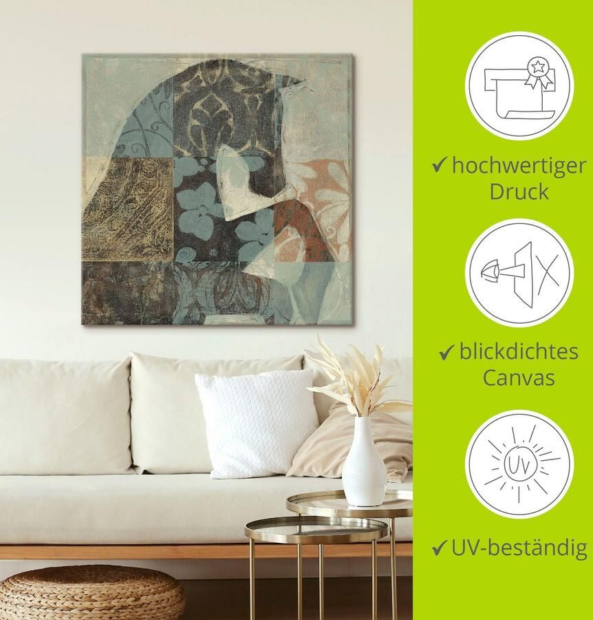 Artland Artprint Gedessineerd paard II als artprint op linnen poster in verschillende formaten maten - Foto 4