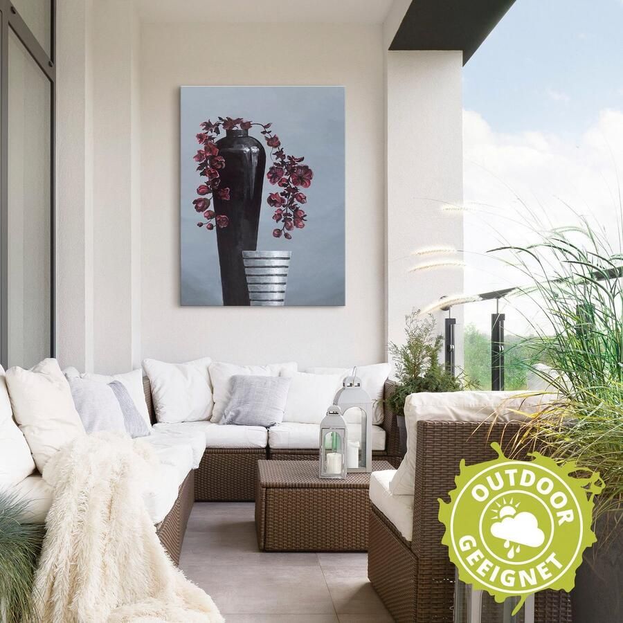 Artland Artprint Gemetalliseerde vazen als artprint van aluminium artprint op linnen muursticker verschillende maten - Foto 3