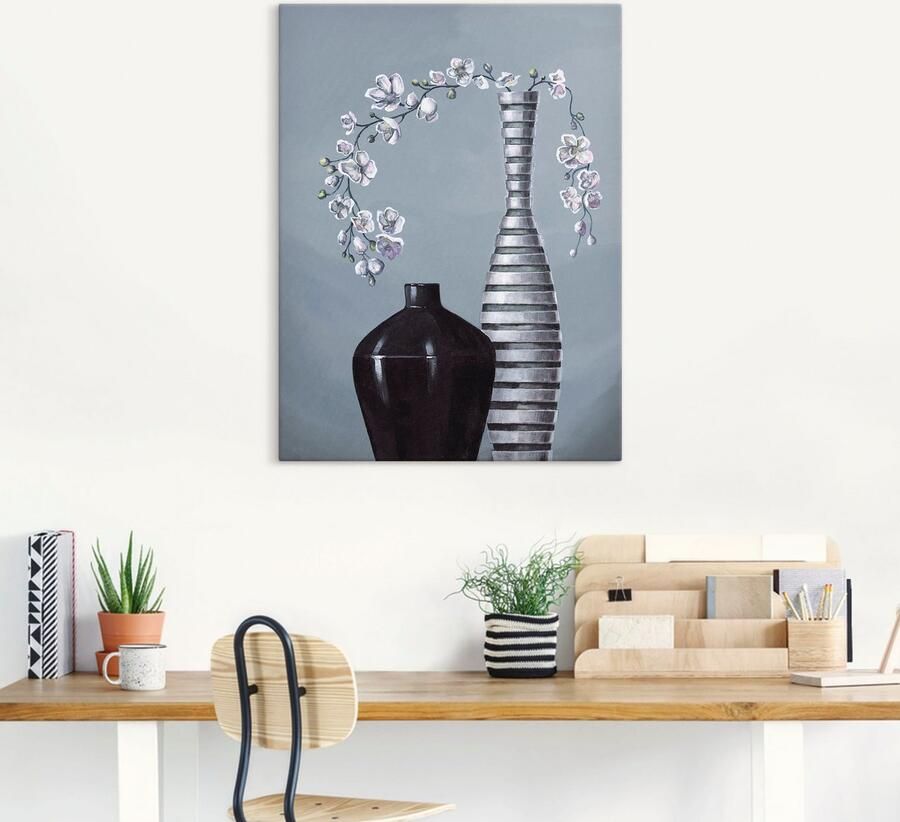 Artland Artprint Gemetalliseerde vazen als artprint van aluminium artprint voor buiten artprint op linnen poster muursticker - Foto 6