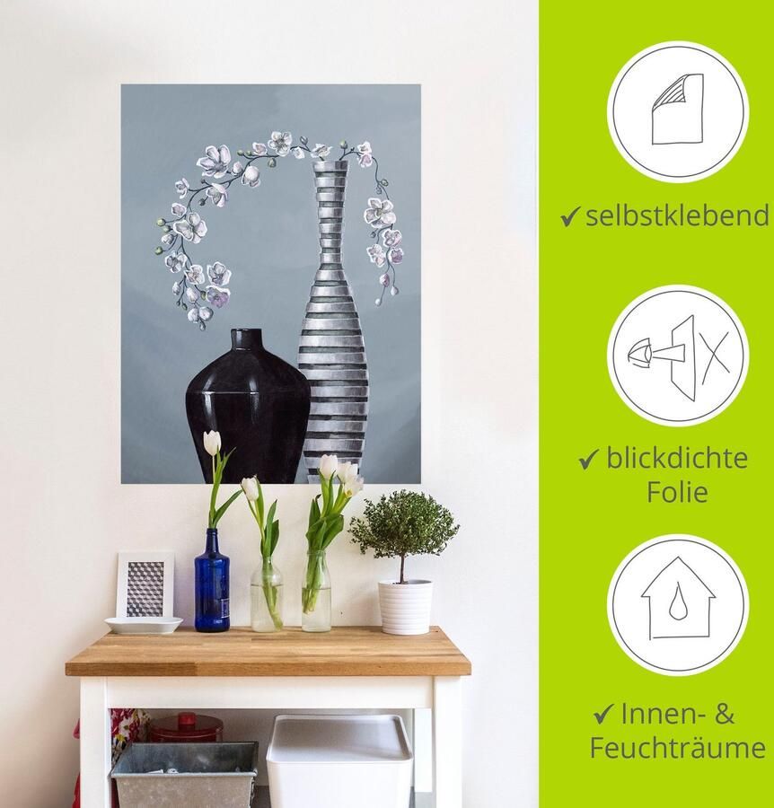 Artland Artprint Gemetalliseerde vazen als artprint van aluminium artprint voor buiten artprint op linnen poster muursticker - Foto 4