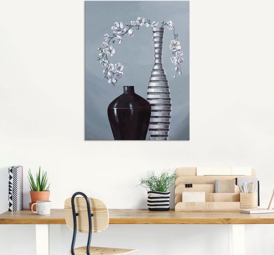 Artland Artprint Gemetalliseerde vazen als artprint van aluminium artprint voor buiten artprint op linnen poster muursticker - Foto 5