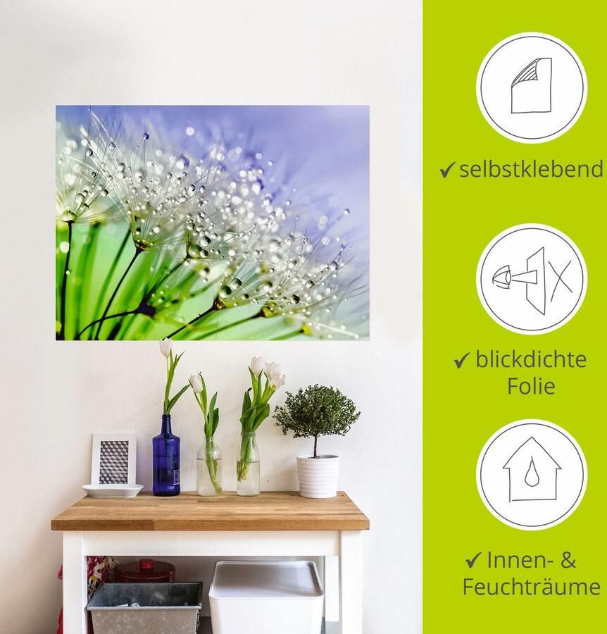 Artland Artprint Glinsterende pluizenbol III als artprint op linnen poster muursticker in verschillende maten - Foto 3