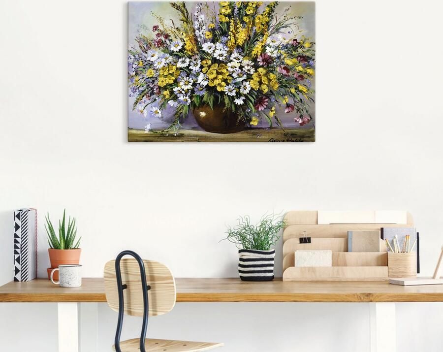 Artland Artprint Glorie van madeliefjes als artprint op linnen poster in verschillende formaten maten - Foto 5