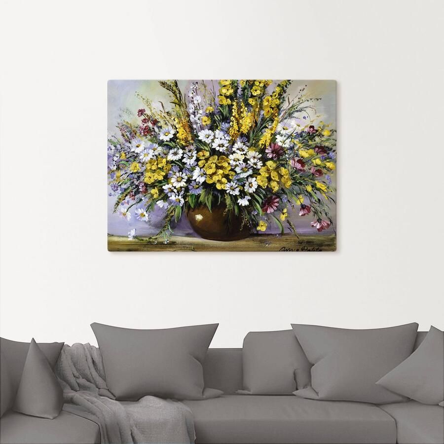 Artland Artprint Glorie van madeliefjes als artprint op linnen poster in verschillende formaten maten - Foto 2