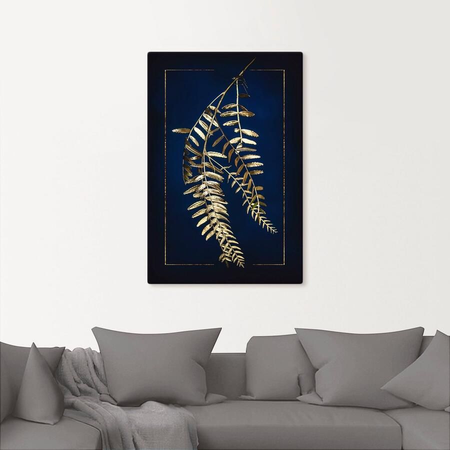 Artland Artprint Goudkleurige peperboom als artprint op linnen poster in verschillende formaten maten