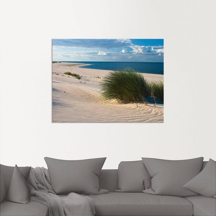 Artland Artprint Gras aan het strand als artprint van aluminium artprint voor buiten artprint op linnen in verschillende maten - Foto 2