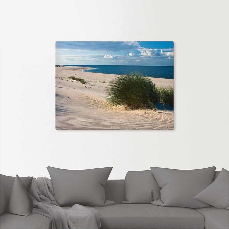 Artland Artprint Gras aan het strand als artprint van aluminium artprint voor buiten artprint op linnen in verschillende maten