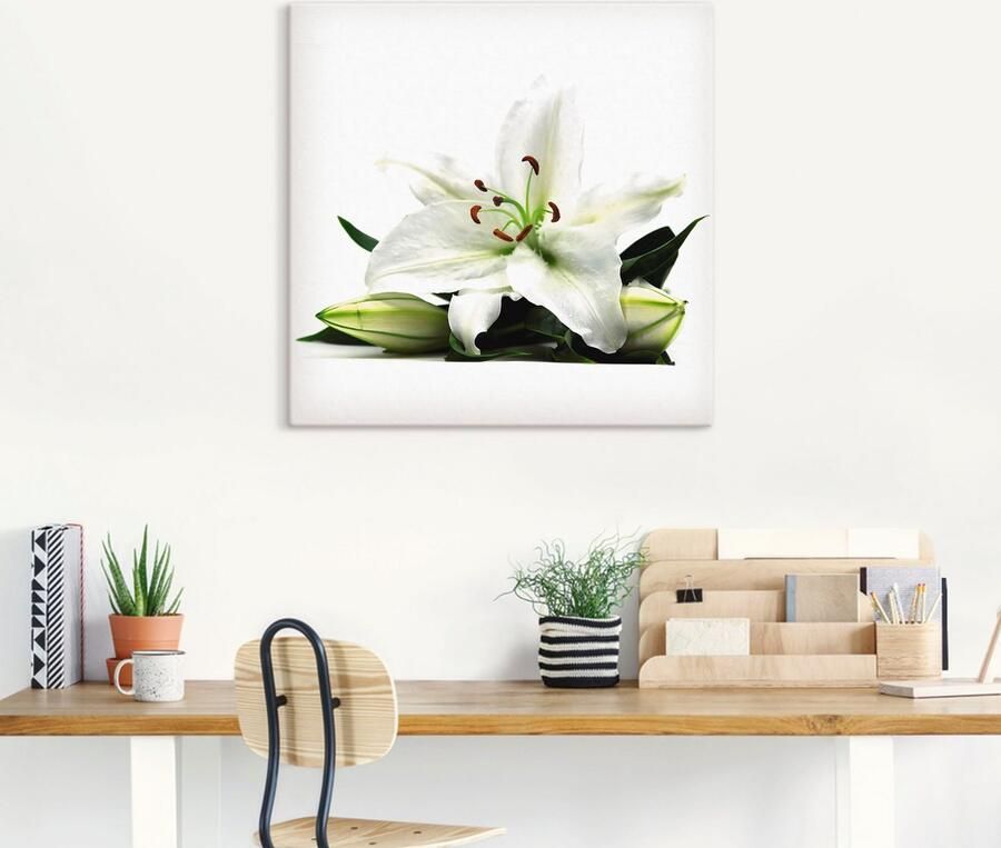 Artland Artprint Grote lelie als artprint op linnen poster in verschillende formaten maten - Foto 4