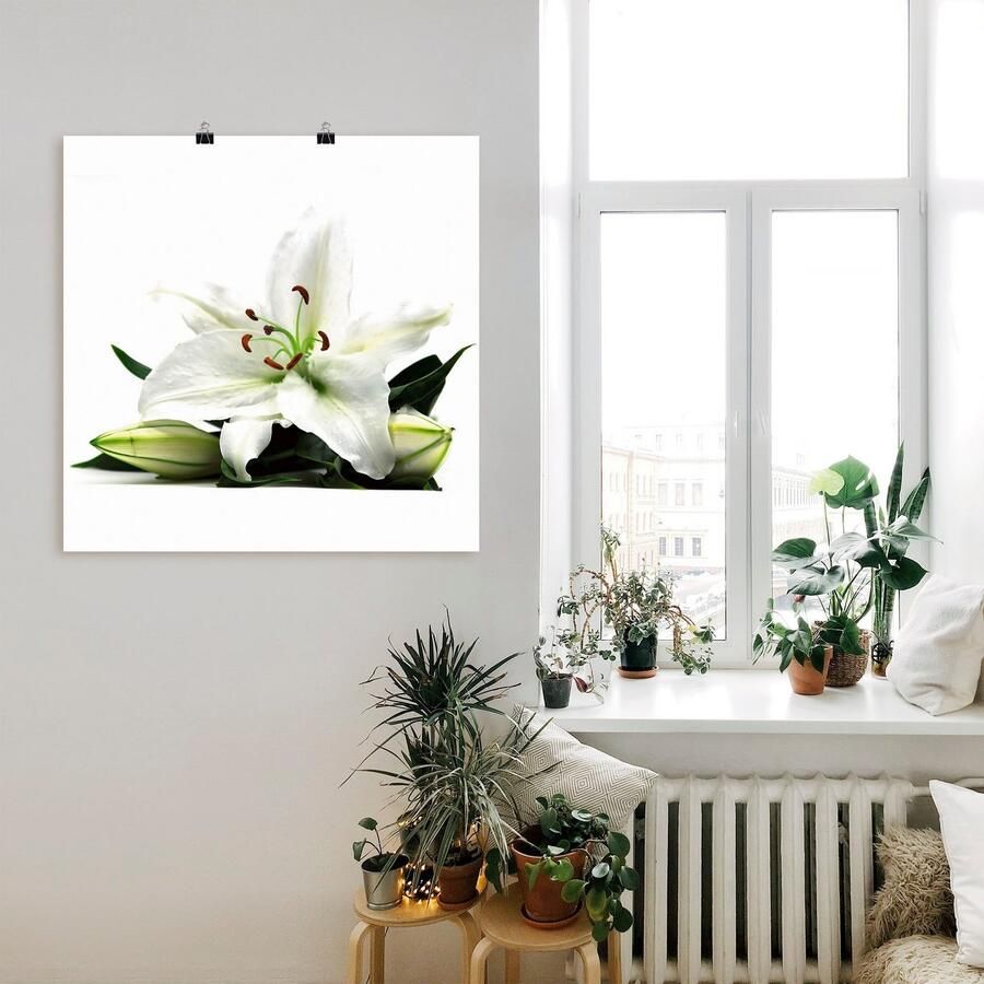 Artland Artprint Grote lelie als artprint op linnen poster in verschillende formaten maten - Foto 3