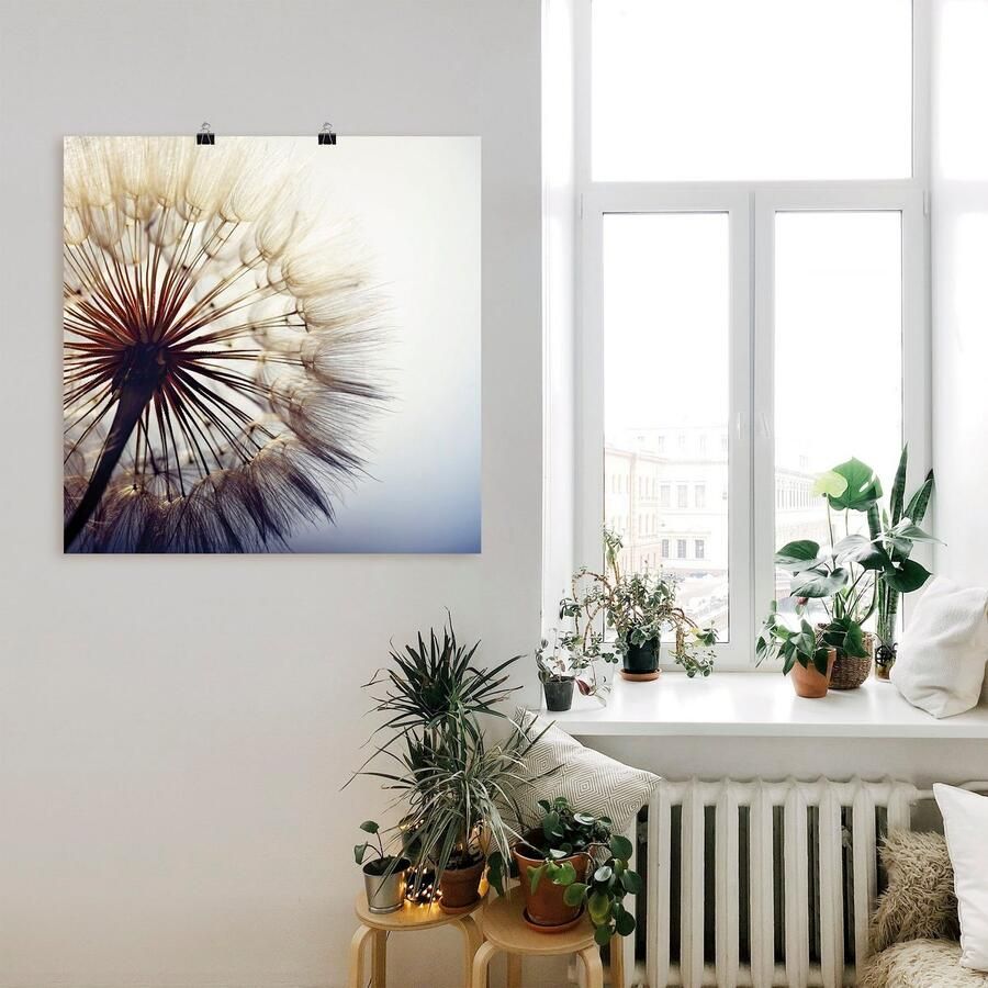 Artland Artprint Grote pluizenbol als artprint van aluminium artprint voor buiten artprint op linnen poster muursticker - Foto 2