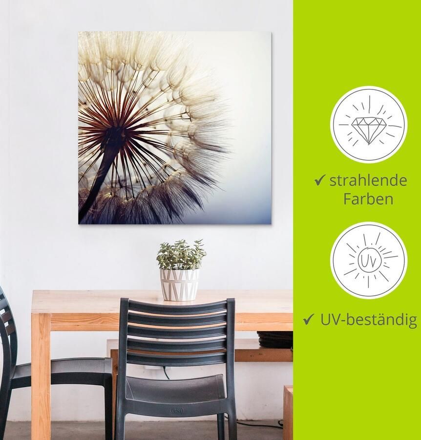 Artland Artprint Grote pluizenbol als artprint van aluminium artprint voor buiten artprint op linnen poster muursticker - Foto 4