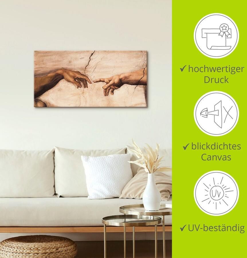 Artland Artprint Handen als artprint van aluminium artprint voor buiten artprint op linnen poster muursticker - Foto 3