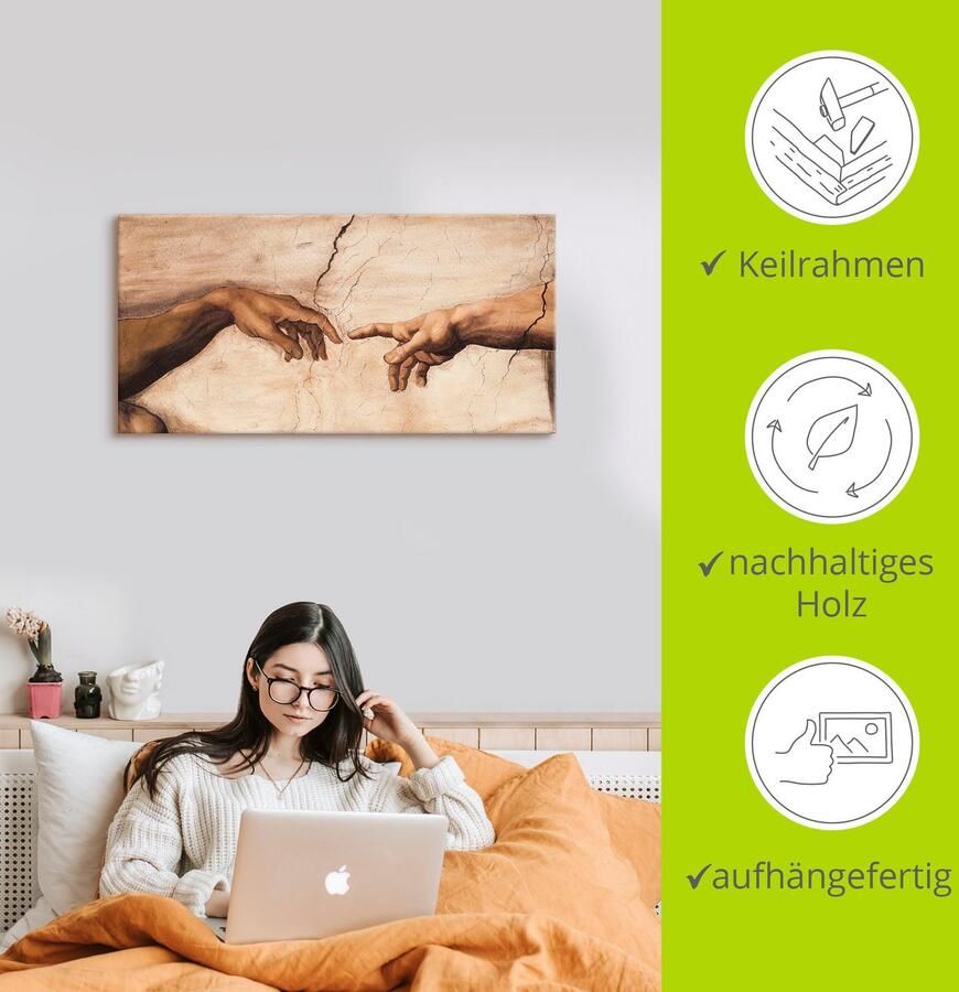 Artland Artprint Handen als artprint van aluminium artprint voor buiten artprint op linnen poster muursticker - Foto 2