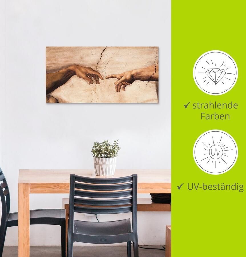 Artland Artprint Handen als artprint van aluminium artprint voor buiten artprint op linnen poster muursticker - Foto 3