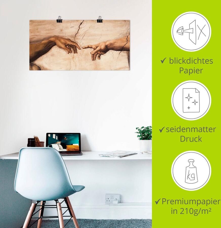 Artland Artprint Handen als artprint van aluminium artprint voor buiten artprint op linnen poster muursticker - Foto 3