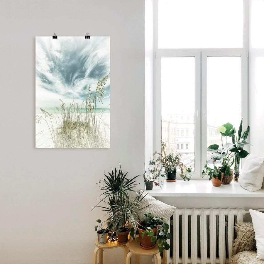 Artland Artprint Hemelse stilte aan het strand vintage als artprint van aluminium artprint voor buiten artprint op linnen poster muursticker - Foto 2