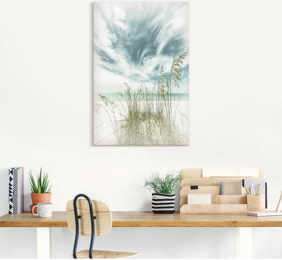 Artland Artprint Hemelse stilte aan het strand vintage als artprint van aluminium artprint voor buiten artprint op linnen poster muursticker - Foto 4