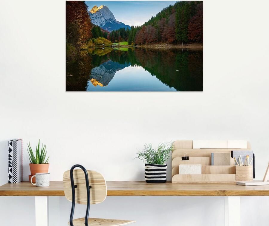 Artland Artprint Herfst aan de Rießersee als artprint van aluminium artprint voor buiten artprint op linnen in verschillende maten - Foto 5