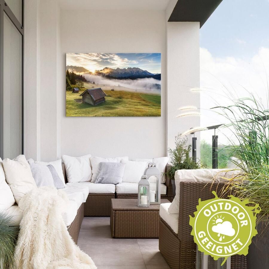 Artland Artprint Herfst in Beieren als artprint van aluminium artprint op linnen muursticker verschillende maten - Foto 2