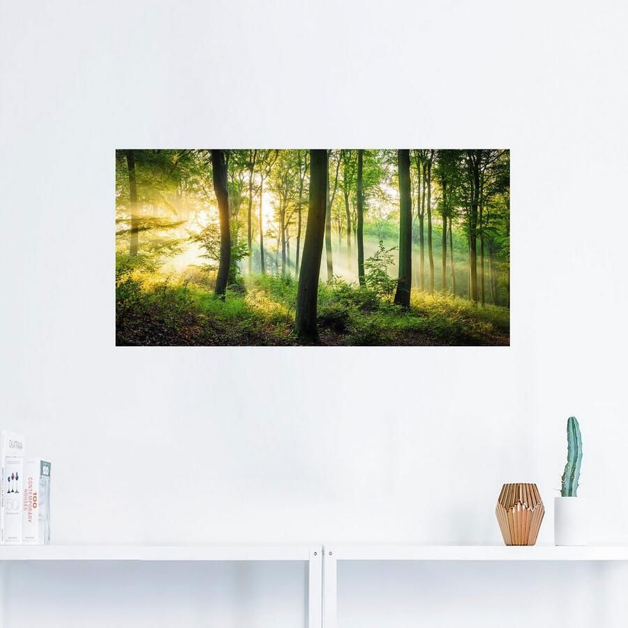 Artland Artprint Herfst in het bos II als artprint van aluminium artprint voor buiten artprint op linnen poster muursticker - Foto 3