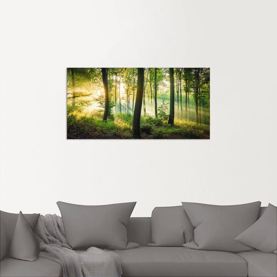 Artland Artprint Herfst in het bos II als artprint van aluminium artprint voor buiten artprint op linnen poster muursticker - Foto 7